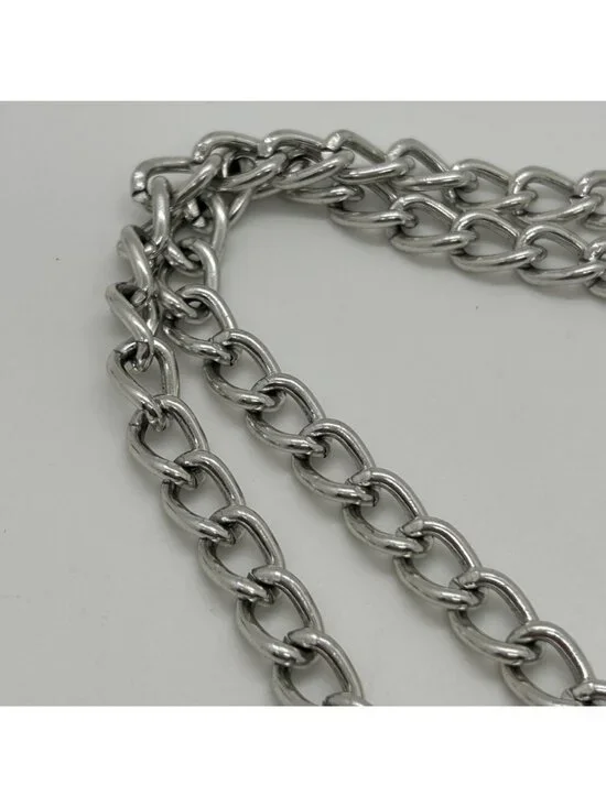 Heavy Duty Stainless Steel Wallet Chain With Clasp Hooks For Biker Jeans Or Keys - Picture 4 of 8